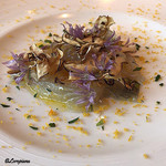 カーサ・デル・チーボ - 鮃の椎茸締めﾎﾞｯﾀﾙｶﾞ掛け