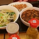 大阪王将 - タンメン＋マーボー豆腐＋餃子セット