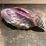 菊鮨 - 鯵〜志賀島の地魚が嬉しい。テンションが上がる。