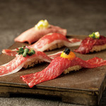 The highest quality meat Sushi is the ultimate dish. Please give it a try!