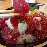 山芳亭 - 山芳丼のマグロ赤身