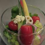 あもん ヨコ - 有機野菜バーニャカウダ　ズームアップ