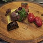 あもん ヨコ - 本日の囲炉裏焼　ズームアップ