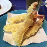 ホテルふじ 食堂 - 海老天
