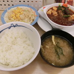 Matsuya - 四川風麻婆豆腐定食620円