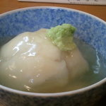 お料理やまもと - ③ユリ根のまんじゅう　大きい！