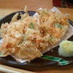 お料理やまもと - ⑥由比さくらえびのかき揚げ