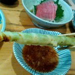 安茂里 - 山たけのこの天ぷら