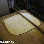 純手打ち讃岐うどん 土三寒六 - 延ばして