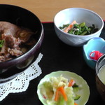 Resutoran Verude - 米沢牛牛丼（1,980円）