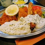 山の駅レストラン - チキン南蛮定食