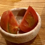 とり喜 - 箸休めのフルーツトマト