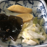 たけや - 香の物も多かった