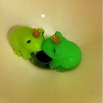 キューティー - トイレにも，カエル（−＿−；）