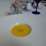 神楽坂 フレンチレストラン ラリアンス - 野菜のポタージュ