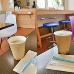 ハスカップカフェ Labo - コーヒー　250円/カプチーノ　350円