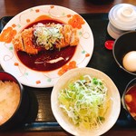 こだわりとんかつ 和 - 味噌ロースカツランチ