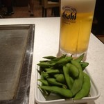 ほくと - まずはビールと枝豆