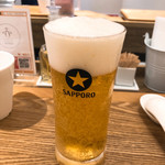 案山子 - 生ビール 290円