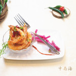 Fragrant fried shrimp with heads