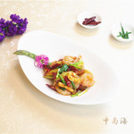 Sichuan-style stir-fried shrimp