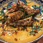 中国料理 龍薫 - 料理３品目：スペアリブ〔揚〕（６人前）