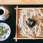 手打ちそば 草戸庵 - ざる蕎麦大盛り 800円