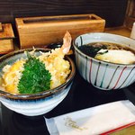 Tokiwa - ミニ天丼とミニとろろ蕎麦
