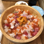 築地虎杖　魚河岸千両 - 海鮮ひつまぶし(国産ウニ)