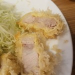 とんかつ成蔵 - 断面　TOKYO-Xのリブロースかつ200㌘　5,580円