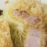 とんかつ成蔵 - 断面　TOKYO-Xのリブロースかつ200㌘　5,580円