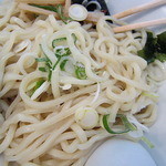 麺人 しょう太郎丸 - つけ麺(みそ)の麺のアップ