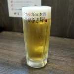 つかふき屋 - 生ビール