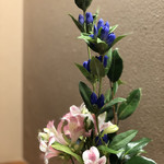 嵯峨沢館 - 館内のいたるところにお花が飾られていました