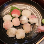 季和海 - 10種の手まり寿司