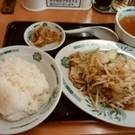 日高屋 - 野菜炒め定食