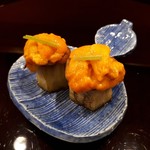 111549989 - 茄子の田楽　雲丹✨✨これ美味しい(* >ω<)