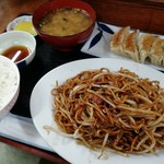 大望 - 焼きそば定食です。(2019年7月)