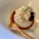 玄 - 蕎麦豆腐　湯葉のせ