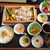 藍屋 - 「蒸ししゃぶ」と「漬け刺身」定食（1490円＋税）