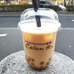 Colon茶 - Colon茶タピオカミルクティー（M） 450円、タピオカ増量 +50円