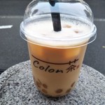 Colon茶 - Colon茶タピオカミルクティー（M） 450円、タピオカ増量 +50円