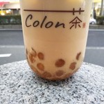 Colon茶 - Colon茶タピオカミルクティー（M） 450円、タピオカ増量 +50円