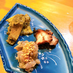 浅草じゅうろく - 黒鮑＆蛸＆鯵