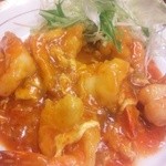 中国料理 天地人 - 海老のチリソース煮