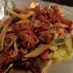 神戸牛辛口ホルモン焼800円、シアワセ