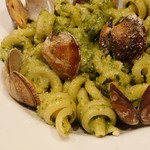 カサレッチョ - ホタテとアサリのジェノベーゼ、ベスビオ