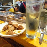 博多のおでん - ハイボール&アスパラ豚&筍