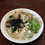 Menya Hideyoshi - 背脂塩ラーメン 500円(周年祭価格)