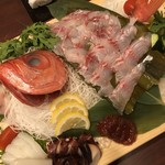 料亭 時葉山 - 金時鯛がメインの刺し盛り
